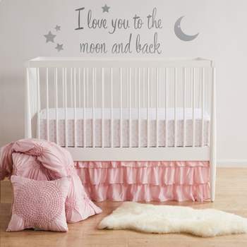 Willow 5-Piece Crib Bedding Set - Pink - Levtex Baby