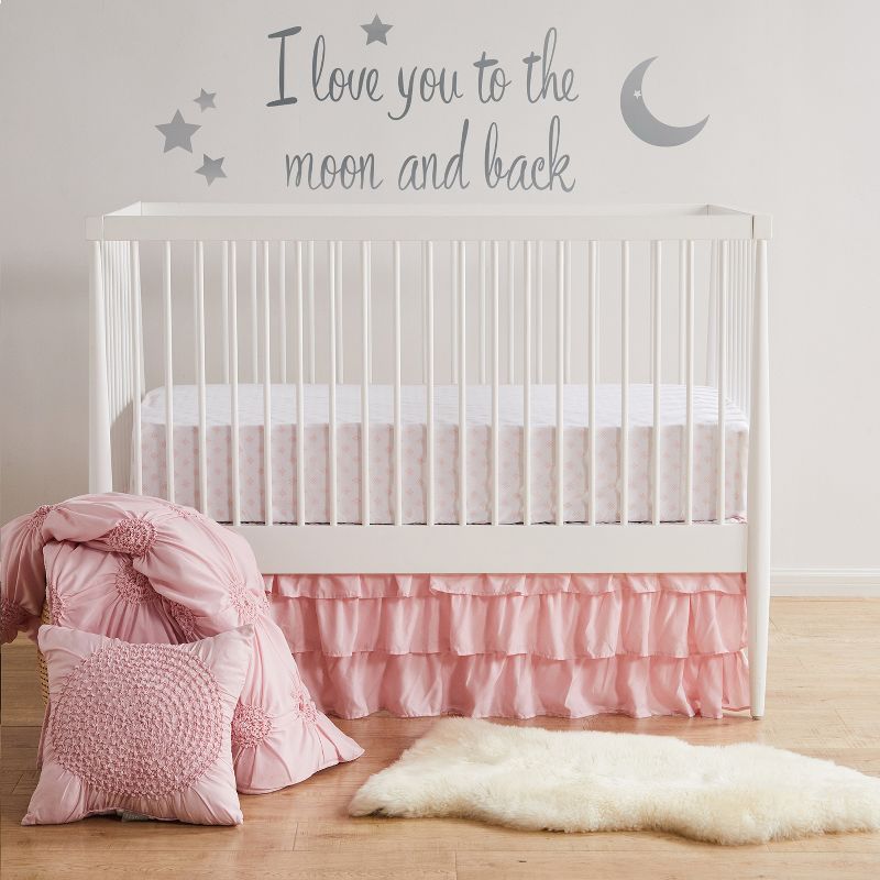 Willow 5-Piece Crib Bedding Set - Pink - Levtex Baby, 1 of 9