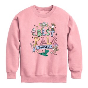 Boys' - Toy Story 4 -  Graphic Long Sleeve Fleece Sweatshirt - 1 of 4