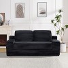 KTMBDW 70" Oversized Double Chaise,Cloud Plush Sofa Deep Seat,No Assembly Required,Modern Corduroy Loveseat Chair for Living Room - 2 of 4