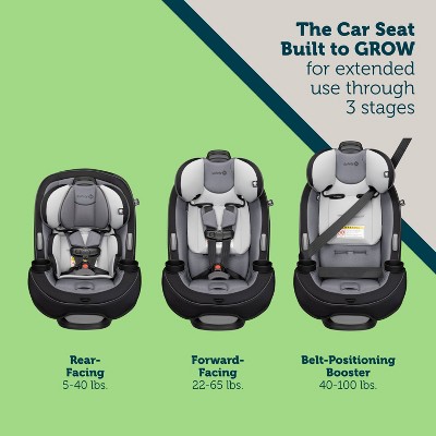Safety 1st Grow and Go All-in-1 Convertible Car Seat - Shadow