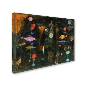 Trademark Fine Art -Paul Klee 'Fish Magic' Canvas Art - 1 of 3