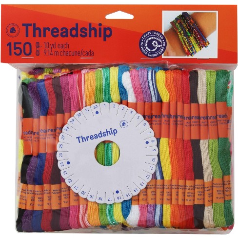 DMC Embroidery Floss Pack, Popular Colors, DMC Embroidery Thread, DMC Floss  Kit Include 36 Assorted Color Bundle with DMC Mouline Cotton White/Black