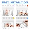 LISM 3PCS Crib Rail Covers Teething Edge & Corner Guard Coverage Straps for Full Size Crib - 3 of 4