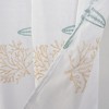 RT Designers Collection Seastar Embroidered Stylish Shower Curtain 70" x 72" Gold - 3 of 4