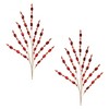 Melrose Red Jewel Bead Spray (Set of 2) - image 2 of 3