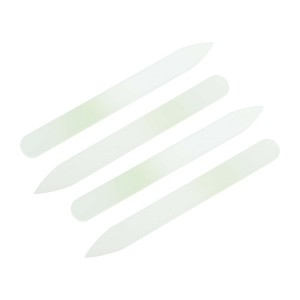 Unique Bargains Glass Multifunctional Nail File Manicure Tool Small 4 Pcs - 1 of 4