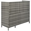AZL1 Life Concept Utility Storage Bins Outdoor and Indoor Storage Cabinet with Adjustable Shelves, 3 Doors, 1 Drawer, Gray, 47.5"*15.8"*39.5" - 4 of 4