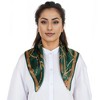 Alilang 100% Mulberry Silk Small Square Scarf Lightweight Head Scarf Neckerchief for Women 20.87 x 20.87 inches- Green - 4 of 4