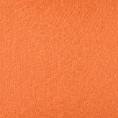 20'' Orange Cotton Square Throw Pillow with Flanged Edges