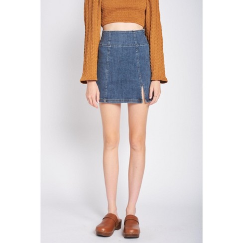 Jean skirt target sale