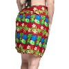 LA LEELA Women's Summer Bikini Wraps Beach Wrap Swimwear Sarong Cover up Skirt Bathing suit Swimsuit Pareo for Women One Size Short Red - 3 of 4