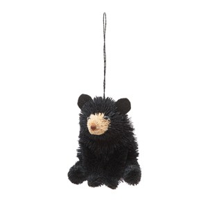 Gallerie II Buri Sitting Black Bear Ornament - 1 of 4