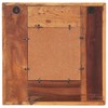 vidaXL Mirror with Buddha Cladding 19.7"x19.7" Solid Reclaimed Wood - 3 of 4