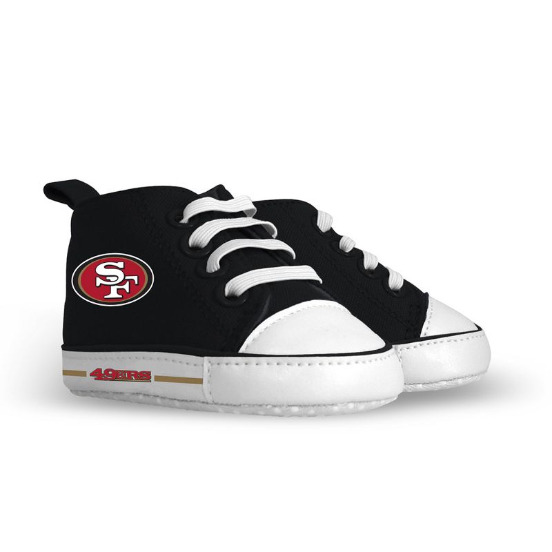 Baby Fanatic Pre-Walkers High-Top Unisex Baby Shoes -  NFL San Francisco 49ers, 2 of 6