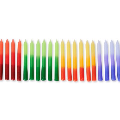 24ct Birthday Candles Ombre - Papyrus