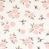Hudson Baby Infant Girl Cotton Toddler Pillow Case, Neutral Pink Floral, One Size - 2 of 2