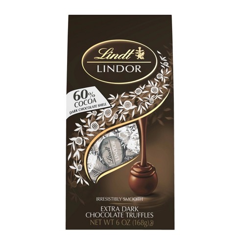 Lindt Lindor 60 Cocoa Dark Chocolate Truffles 6oz Target