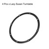 Unique Bargains Kitchen Acrylic Ball Bearings Annular Rotating Swivels Lazy Susan Turntable 4 Pcs - 3 of 3