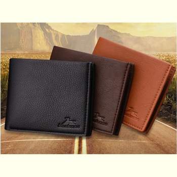 Men's Wallets Slim PU Leather Scratch Resistant, Card Holder & Money Clip, Easily Removable Money & Cards