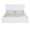 Whisen Storage Platform Bed with Pull Out Shelves and Twin Size Trundle - White - 4 of 4