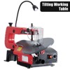 16 in Variable Speed Scroll Saw With Extra-Large Adjustable Tilting Work Table and Led Work Light - Perfect for Woodworking - 2 of 4