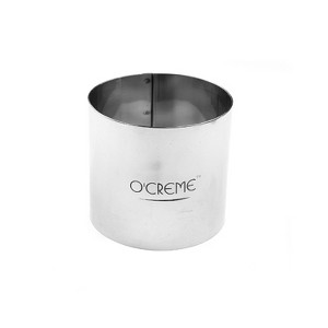 O'Creme Cake Ring, Stainless Steel, Round, 3" Dia x 3" High - 1 of 3