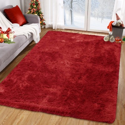 Luxury Shag Area Rugs for Living Room Bedroom Non-Slip Fluffy Soft Shaggy Rug Carpet Indoor Plush 8x10 Rug for Kids Play Room Nursery Home Dorm Decor