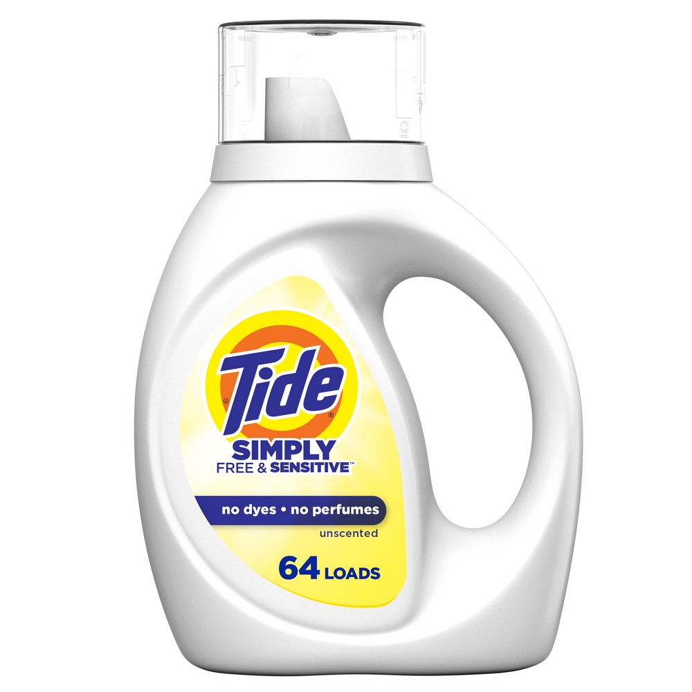UPC 030772131428 - Tide Simply Free & Sensitive Unscented HE Liquid ...