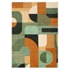Area Rug Modern Geometric Abstract Rug Bedroom Ultra-Thin Soft Low Pile Large Carpet Living Room Non Slip Dining Room - 2 of 4