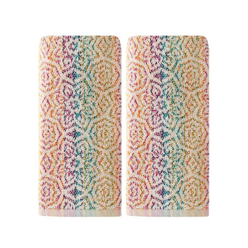 Multi color hand online towels