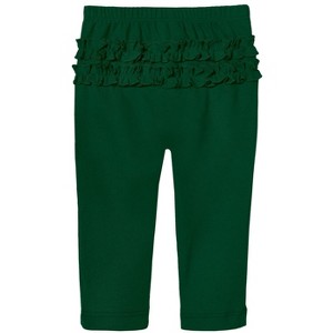 City Threads USA-Made Baby Ruffle Butt Soft Cotton Leggings - 1 of 3