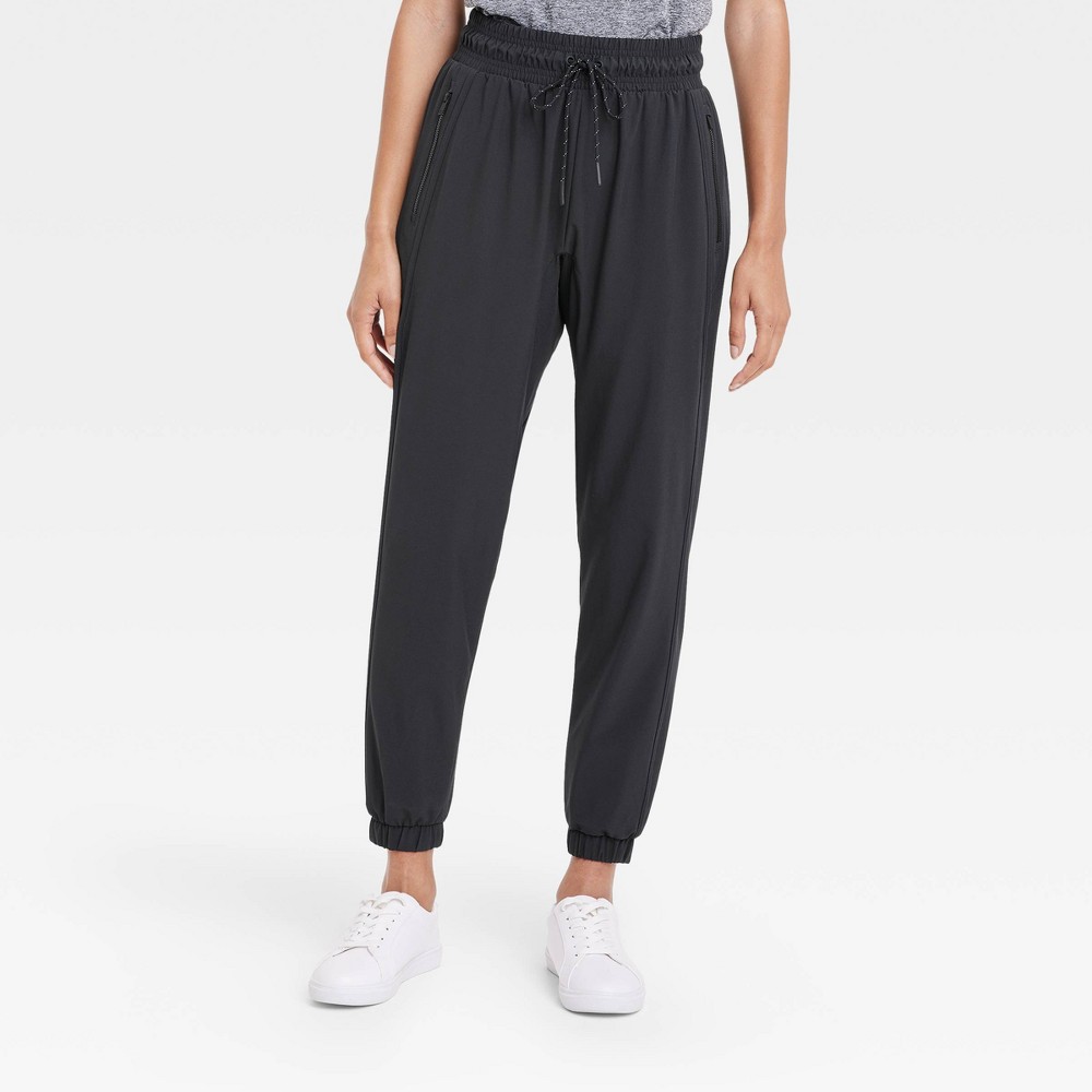 Women's Lined Woven Joggers - All in Motion Black M