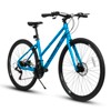 Aukfa 700Cx35 Road Bike for Urban Commuting - 21-Speed, Disc Brakes, Aluminum Alloy Wheels - Unisex Bicycle for Students & Adults - 3 of 4