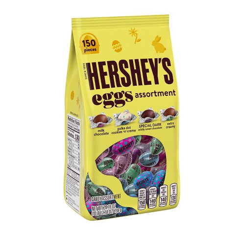 Hershey's Assorted Chocolate Flavored Eggs Easter Candy - 150ct/28.18oz :  Target