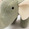 100% Handmade Cotton Knitted Soft Green Elephant Plush Toy/Soft Toy - 2 of 4