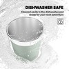 Dometic CUP50 17 Ounce Durable Stainless Steel Stackable Dishwasher Safe Indoor Outdoor Ergonomic Beverage Drinking Cup, Moss (4 Pack) - 3 of 4