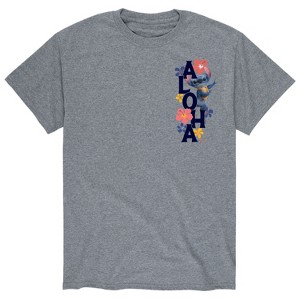 Men's - Lilo and Stitch - Aloha Stitch Short Sleeve Graphic T-Shirt - 1 of 4