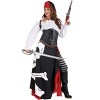 HalloweenCostumes.com Women's Pirate Flag Gypsy Costume - 4 of 4