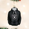 Old World Christmas Blown Glass Ornament for Christmas Tree, Las Vegas Raiders Hoodie - 2 of 3