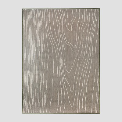 5' x 7' Faux Bois Outdoor Rug Tan - Project 62™