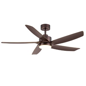 Airsurfer Vintage ORR Bronze-Gilded 5-Blade Ceiling Fan with LED Light & Remote, Silent DC Motor for Indoor Living Room or Bedroom - 1 of 4