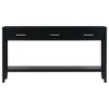 NicBex Console Table with 3 Drawers Contemporary Entryway Table with 1 Shelf Narrow Side Table for Entryway, Hallway, Living Room, Foyer - 3 of 4