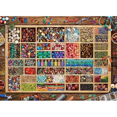 Colorful Bead Collection 1000 Piece Jigsaw Puzzle