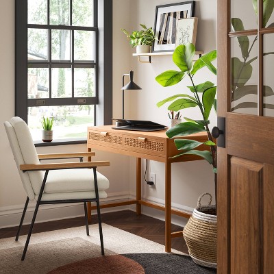 Target deals rattan desk