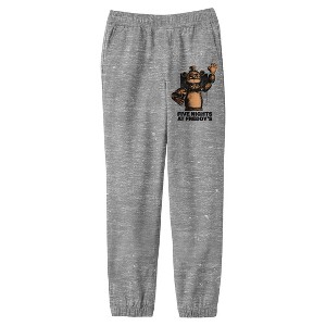 Five Nights at Freddy's Freddy Fazbear Waving Youth Athletic Heather Sweatpants - 1 of 3