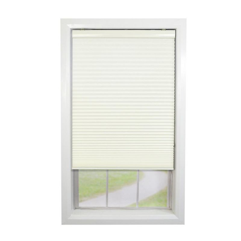 Versailles Home Fashions Cordless Honeycomb Insulating All Season Light Filtering Cellular Window Shade 30" X 72" Ivory, 2 of 5