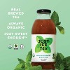 Just Ice Tea Organic Moroccan Mint Green Tea – 16 oz Glass Bottles (12-Pack) – Unsweetened Brewed Tea with Organic Ingredients – No Sugar,Just Tea - 3 of 4