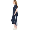 Woman Within Plus Size Contrast Stripe Capri Set - 4 of 4