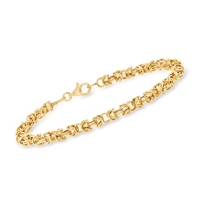 Ross-Simons 18kt Yellow Gold Byzantine Bracelet